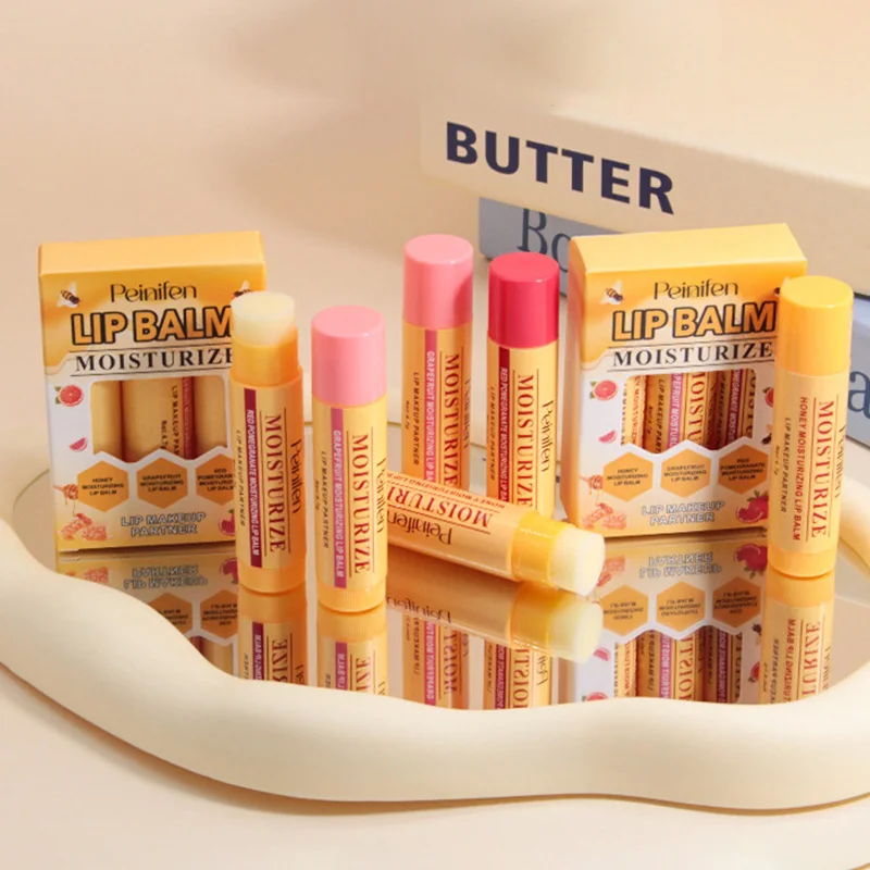3-Piece Lip Balm Lipstick Base Lip Balm Makeup Natural Plant Anti-Scratch Lip Care Petroleum Jelly Lip Balm image 6