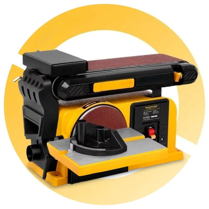 Multi-function Disc Belt Sander100x914mm 750W Sanding Wood With Soft Shaft for Carving
