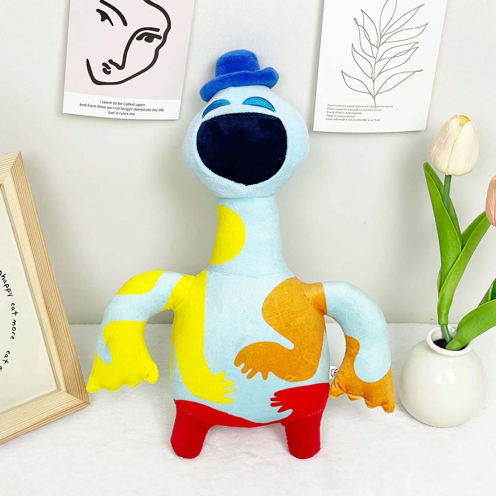 Кошмарные животные, плюшевые игрушки, улыбающиеся животные, плюшевые ягненки, аниме, пушистая игрушка, игры в виде животных, мягкая кукла, игрушка, рождественские подарки для