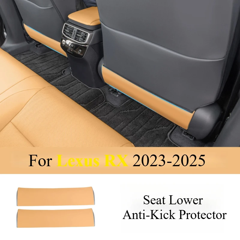 For Lexus ES200/RX350/NX/RZ/ES300h 2018-2026 Seat Back Anti‑Kick Mat Anti‑Scratch Protective Pad Custom Precise Fit Accessories