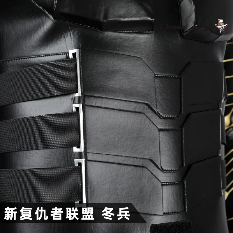 Thunderbolts Prajurit Musim Dingin Bucky Kostum Cosplay Seragam Halloween Karnaval Pesta Natal Bermain Peran Pakaian Pakaian