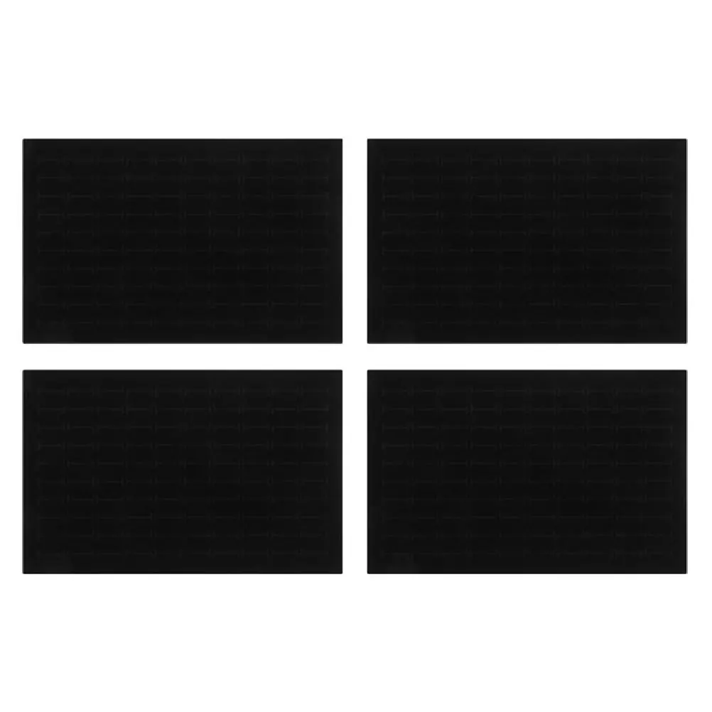 

4pcs Black Sponge Ring Organizer Box Inserts Soft Jewelry Storage Display Cushion For Earrings Rings Small Accessories