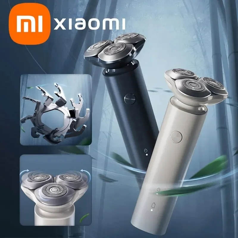 XIAOMI MIJIA S101 Men's Electric Shavers Dry Wet Shaving Beard Trimmer Trimer Cutter Portable Razor Razors Hair Cutting Machine