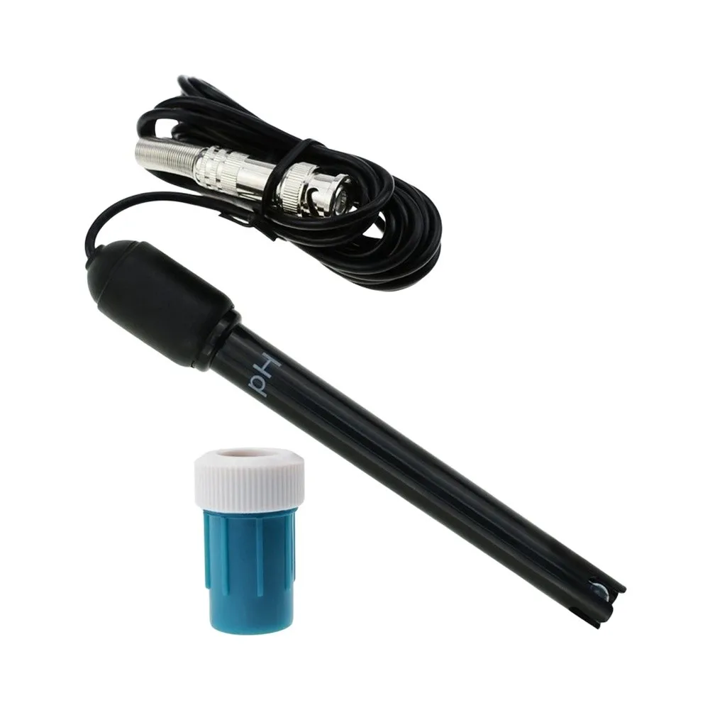 PH Electrode Probe With BNC Connector 0-14 Range 300cm Cable For Water Testing Meter Controller Aquarium Hydroponics Sensor Tool