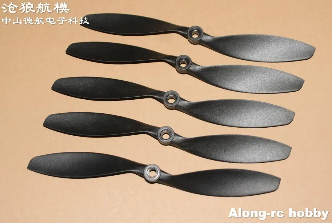 5Pcs RC Airplane DIY Modes Spare Part 8060sf 8 Inch 8060 8*6 Plastic Slowly Propeller 20cm Length for EPO Foam 3D 3A Plane