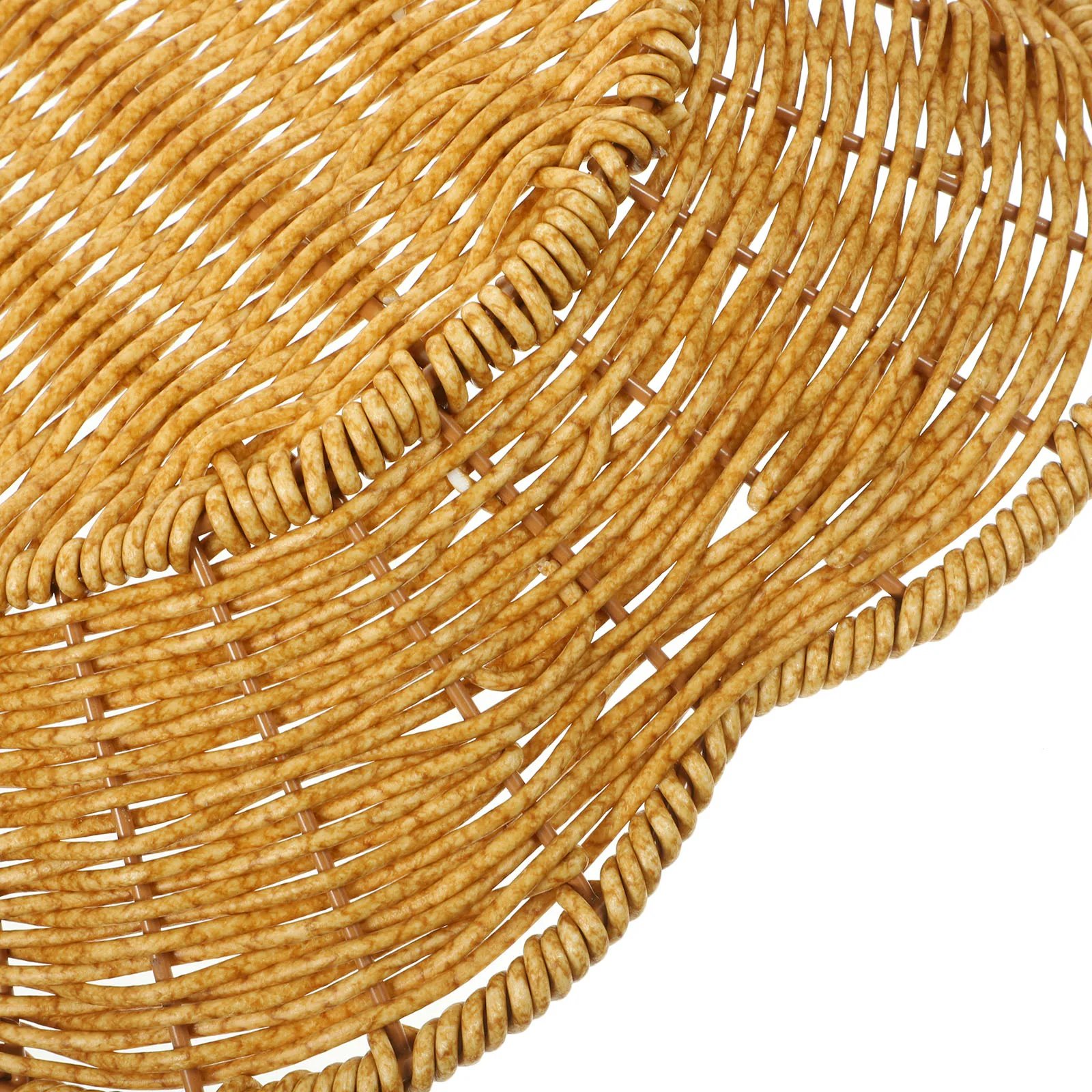 

Woven Fruit Basket Household Tray Tabletop Bread Basket Rattan Storage Natural Snack Container Kitchen Gadgets Dry Food ganizer