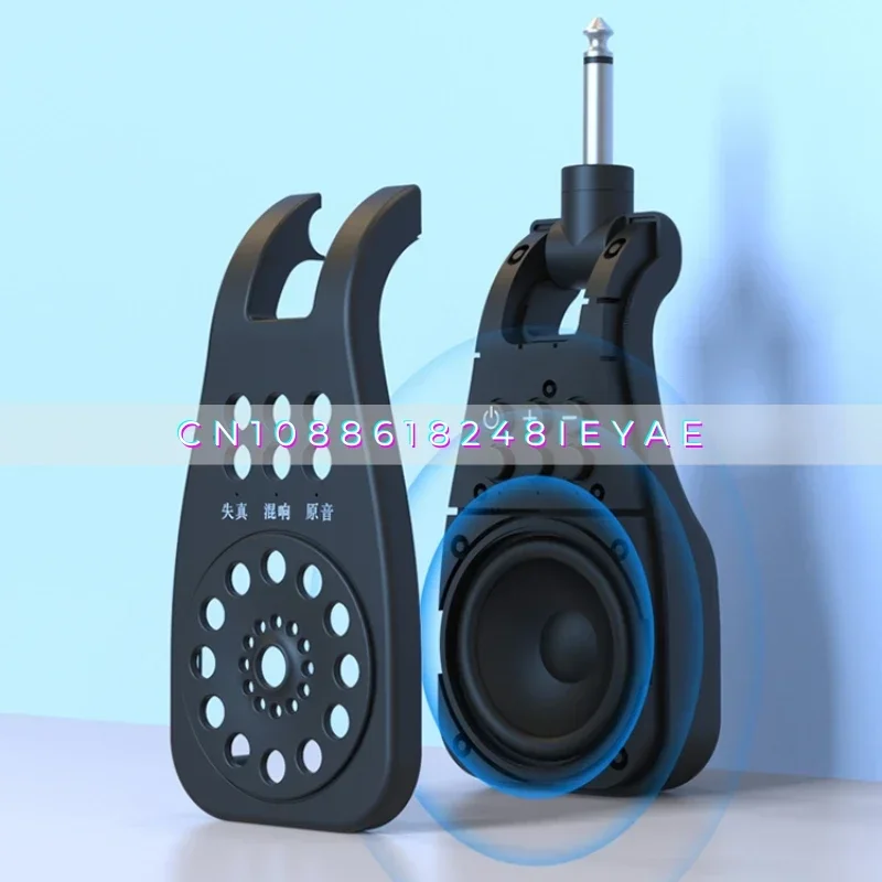 M600 In-line Electric Blowpipe Perangkat Efek Speaker Kecil Gitar Elektrik Roland dengan Kartu Suara Reverb Audio