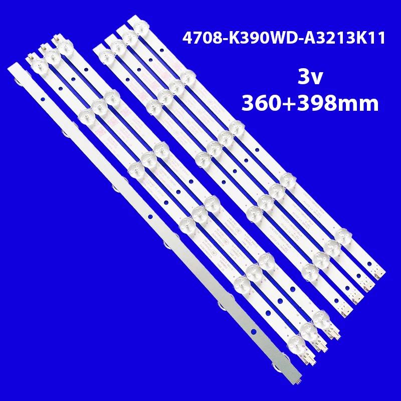 LED Strip 4708-K390WD-A3213K11 4708-K390WD-A3213K01 for 39PFL3041/T3 LED40G1200 LED40G120 39A6 39E31Y 39C2 TF-LED39S35T2