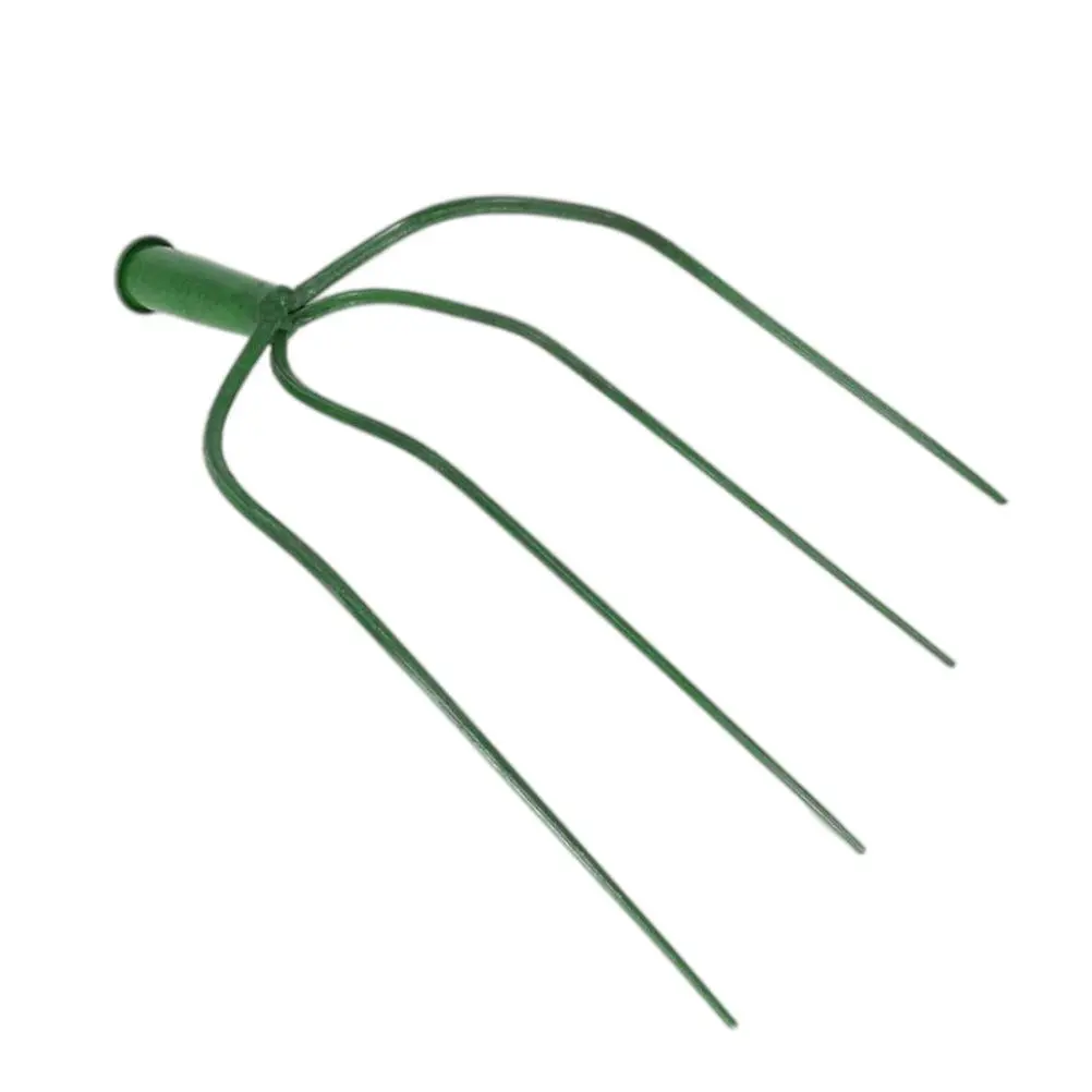 1pcs Agricultural Grass Fork Premium Metal Pitch-Fork Farming Tool Durable Outdoor Farm Implement Multi-Functional Iron Fork
