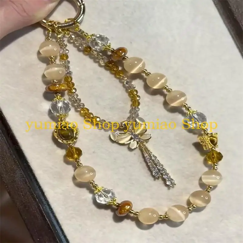 587B Phone Chain Strap Antiloss Pendant Jewelry Telephone Lanyard Keychain for Women
