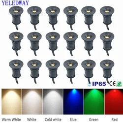 1W Mini LED Spotlight 12V Dimmable Ambient Down Light IP65 Focos Spot Lamps 24V Party Downlight Ceiling Stairs Cabinet Lighting