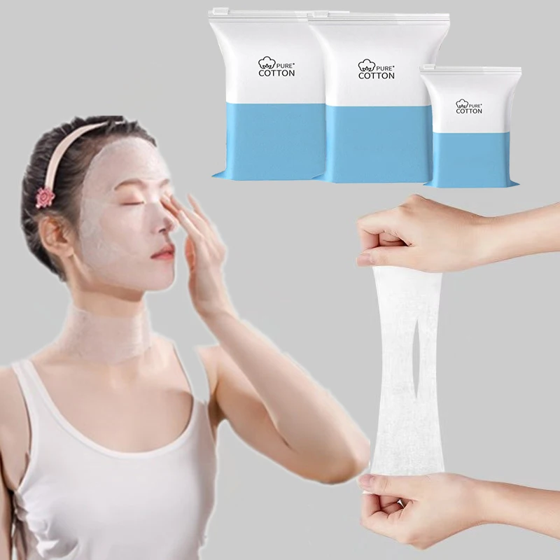 Disposable Stretchable Cleansing Makeup Cotton Wipes Thin Makeup Remover Pads Ultra Thin Facial Cleansing Paper Make Up Tools