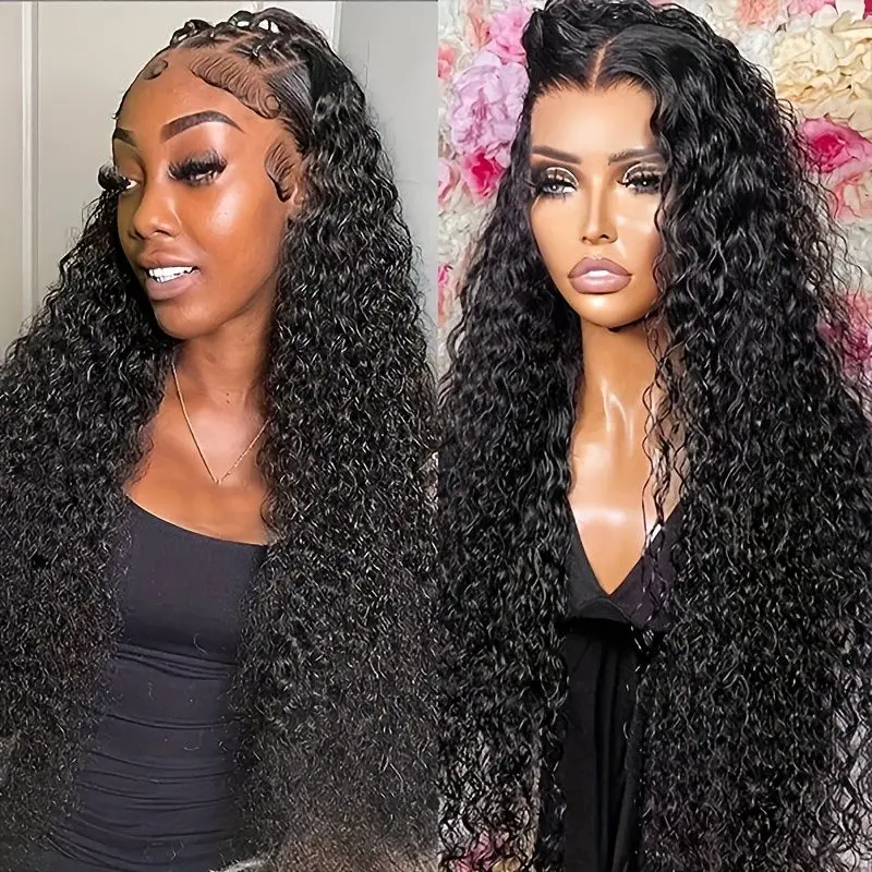 13x6 HD Lace Front Wigs Curly Deep Wave Curls 13x4 Water Wave Clear Lace Front wig 100% Human Hair Brazilian Wigs Women Choice