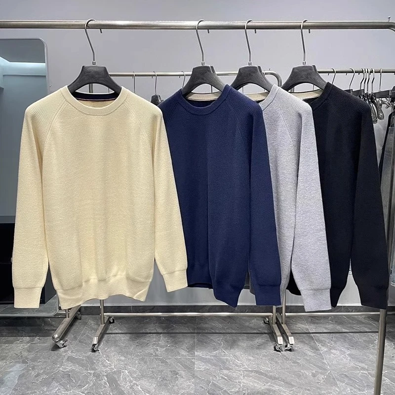 

BC свитер нижняя рубашка универсальный повседневный вязаный шерстяной свитер