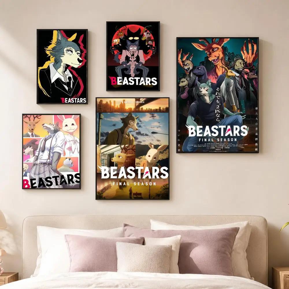 Anime B-BEASTARS Poster Vintage PP Paper Wall Art Home Decor Print for Bedroom Living Room Aesthetic Gift