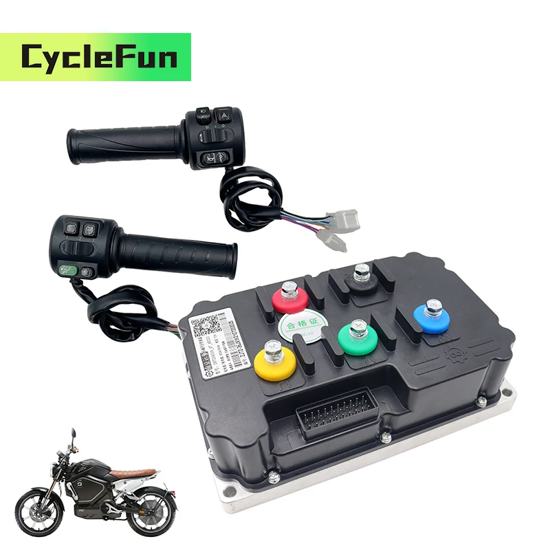 

Контроллер синусоидальной волны FarDriver ND72850, 72 В, 450 А, 6 кВт-8 кВт с дроссельной заслонкой T08, комплекты для переоборудования электрического мотоцикла, скутера, электронного велосипеда