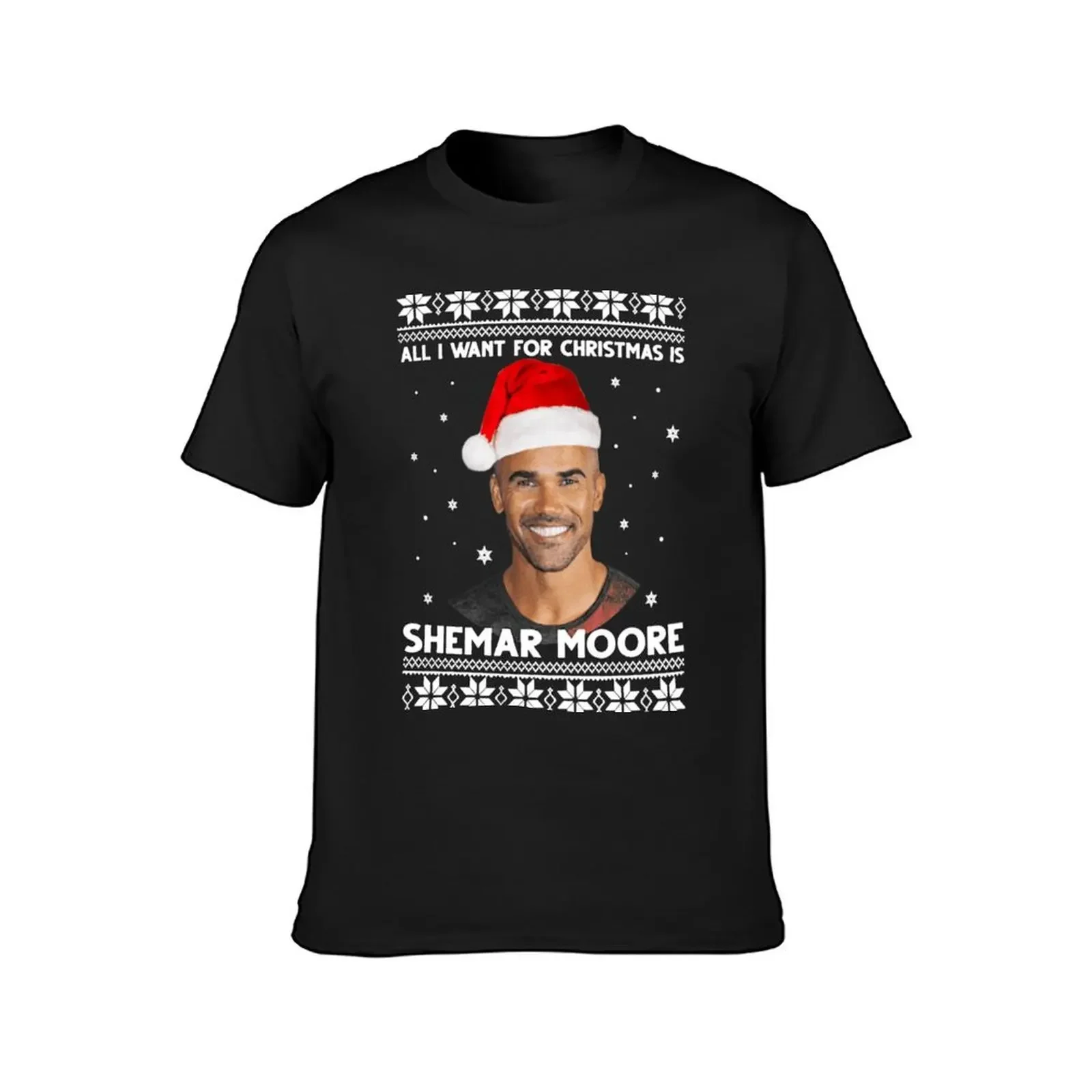 Store All i Want for Christmas is Shemar Moore T-Shirt graphics essential t shirt mens vintage t shirts