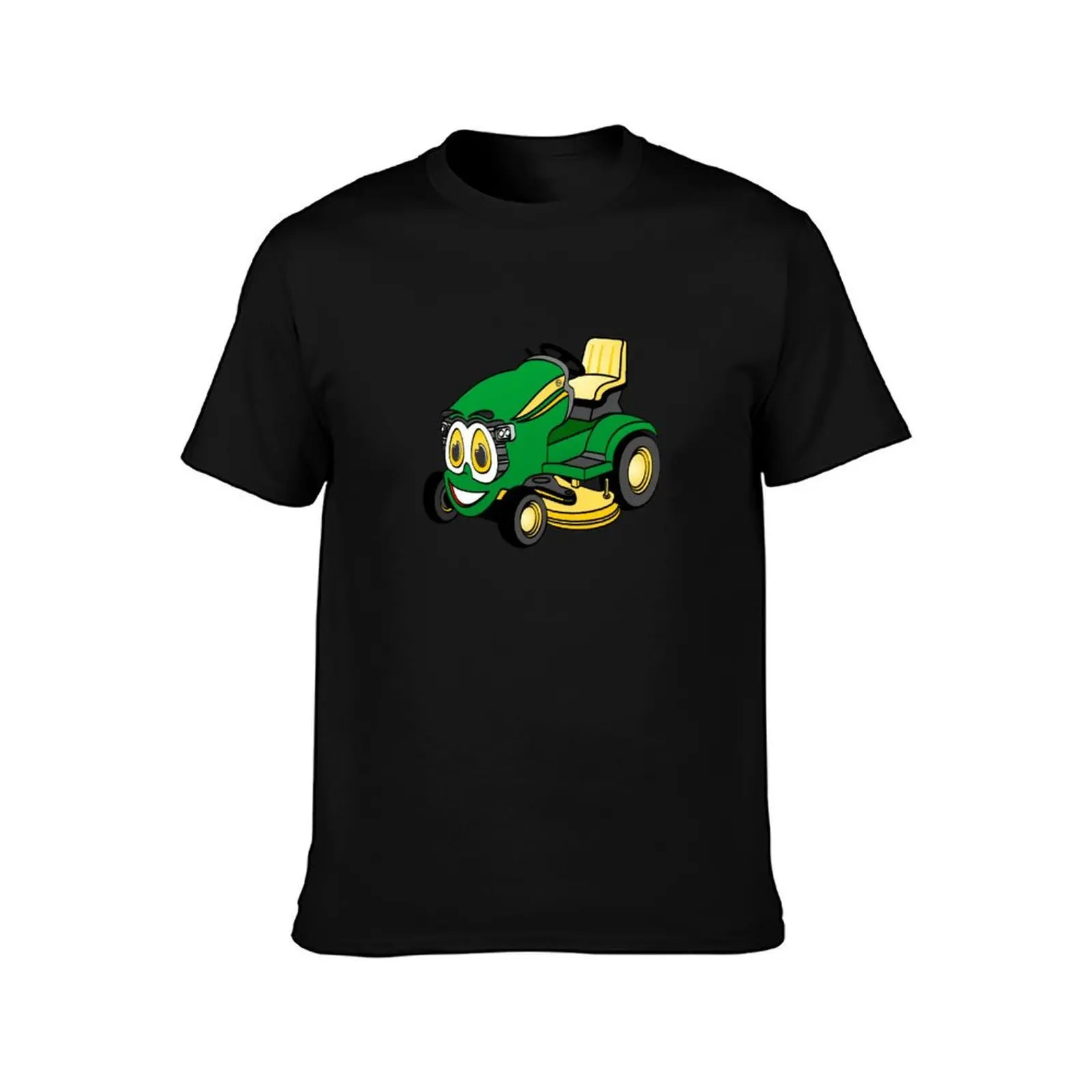 Green Riding Lawn Mower T-Shirt Work Style Casual T-Shirt