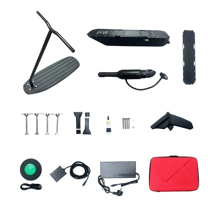 

Hydrofoil auxiliary multi-specification mixed batch wing + waterproof back + anti-corrosion coated carbon fiber surfboard
