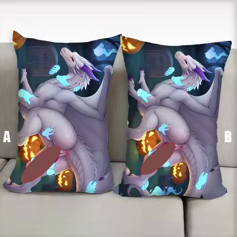Anime Pillow Tundra Furry Dakimakura Nsfw Half body Cartoon Pillow Core Double Side Print