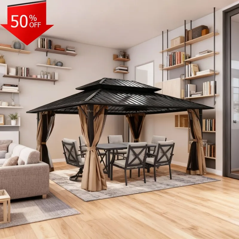 

Gazebo Outdoor Garage Trips Tent Hall Gazebos De Exterior Roof Rain Cream Canopy Carport Gazbo Car Port Modular House Eaves Tarp