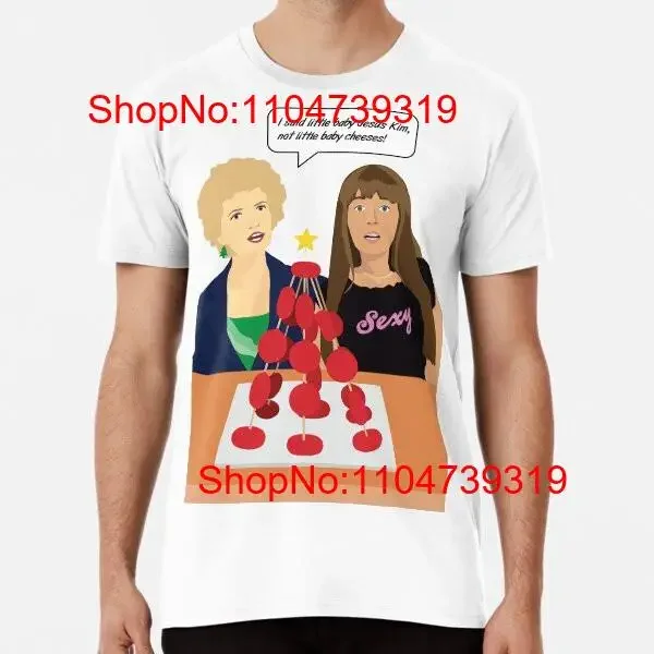 Kath Kim camiseta navideña Little Baby Che S a 5XL hecha en AU EE. UU. vintage ropa de calle lavada moda estirada Casual