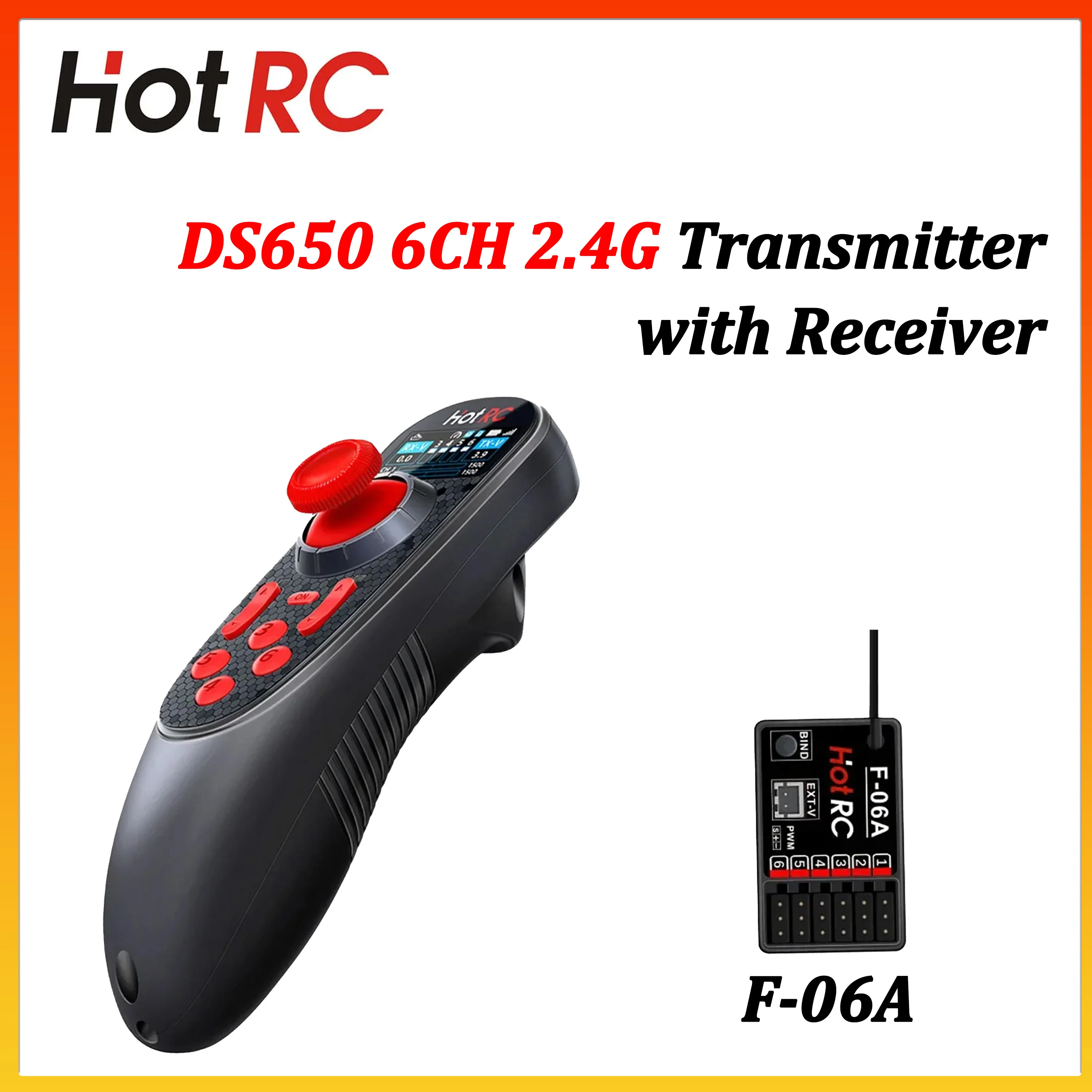 transmissor-hotrc-ds-650-ds650-6ch-24g-com-tela-colorida-e-controle-remoto-sistema-de-radio-com-receptor-f-06a-para-barco-rc-atualizacao-do-ds600
