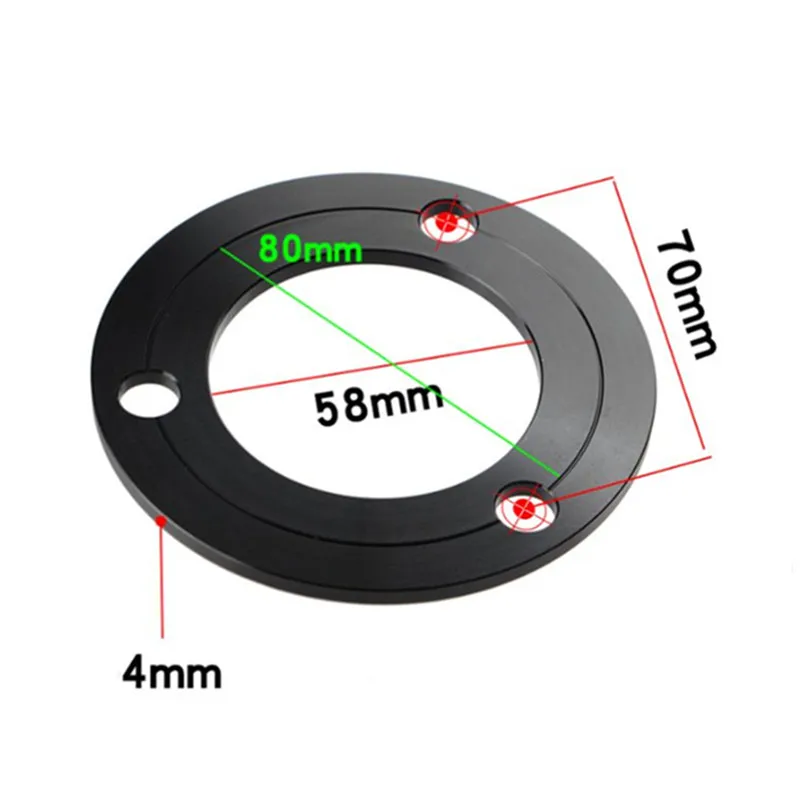 Universale 3 Fori 70mm Passo di Montaggio Moto Disco Freno Guarnizione Flangia Adattatore Distanziatore Per Yamaha Jog MBK Nitro Aerox BWS Stage6