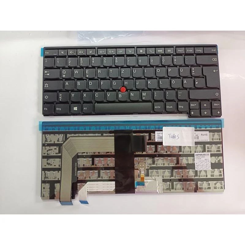 New Keyboard for Lenovo Thinkpad T460S T470s german NO Backlit