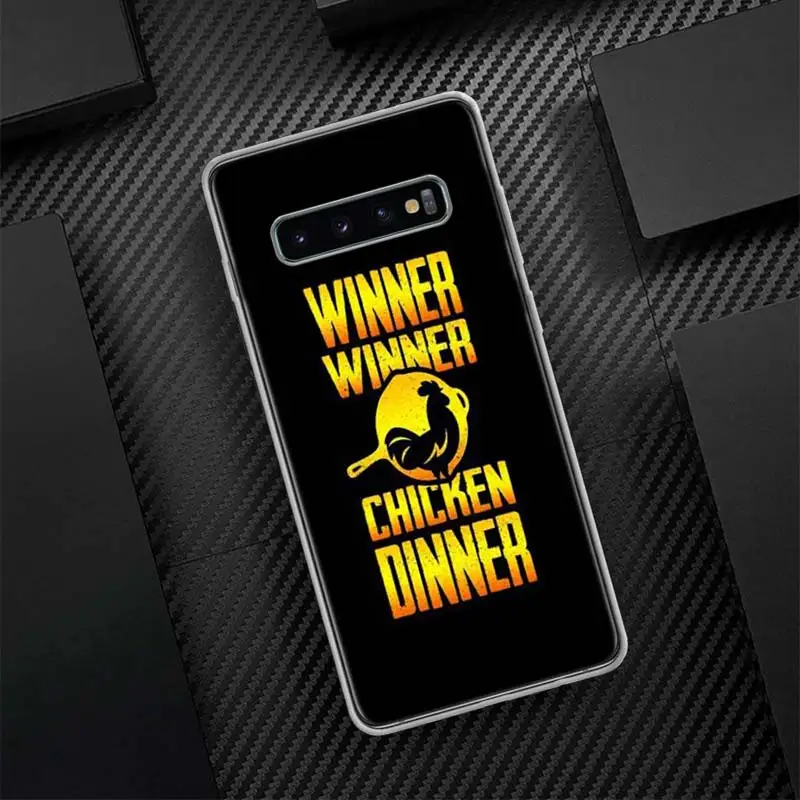 Силиконовый чехол PUBG Winner для Samsung Galaxy M21 M30S M31 M51 M32 M52 M12 Note 8 9 10 Lite 20 Ultra J4 Plus