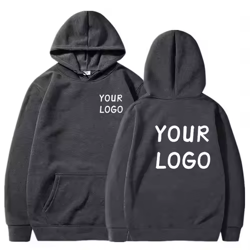 DIY Custom Your Brand LOGO  Men Women Casual Hoodie  Top Solid Color Pullover Street Personality Sweatshirt Custom Gifts - Image 5