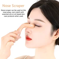Résine visage Lifting grattage Massage nez Lifting Massage Y-forme fourchette Guasha Massage réduire l'poches Point de déclenchement nez Massage 3