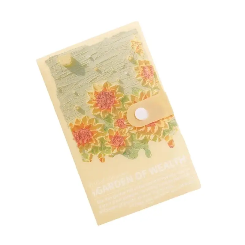 31BA Artistic Money Storage Wallet Notebook With Sections For Cash Collectible Note