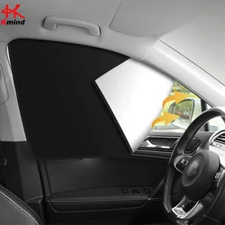 KMIND Magnet Car Side Window Sun Shade Front/Rear Car Window Curtain UV Blocking Summer Sunshade Cover for Privacy Protection