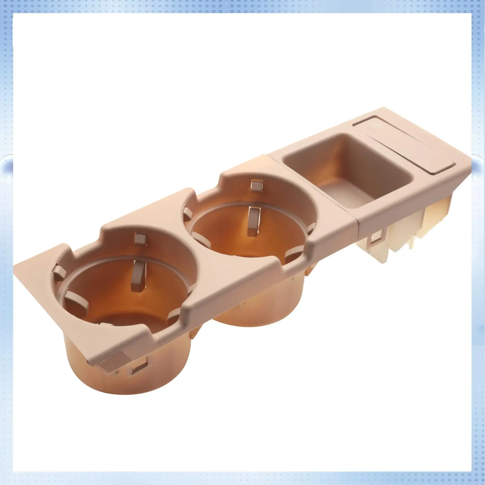 

NEW-Car Center Console Water Cup Holder Beverage Bottle Holder Coin Tray For Bmw 3 Series E46 318I 320I 98-06 51168217953