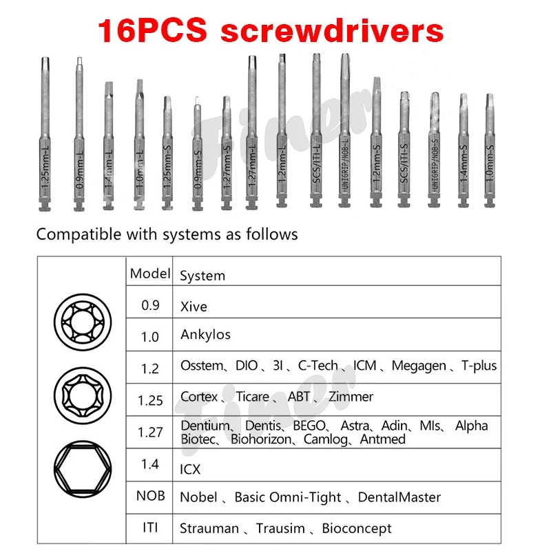 Dental Universal Implant Torque Wrench Screwdriver Ratchet Universal Prosthetic Kit Dental Implant Screw Driver for Engine Use