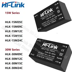 Hi-Link 5V/9V/12V/15V/24V 15W 20W 30W 3A 1660mA 1250mA 1A 625mA 6A 3.3A 2.5A 2A 1250mA 3000Vac 15W 30W ACDC Power Module