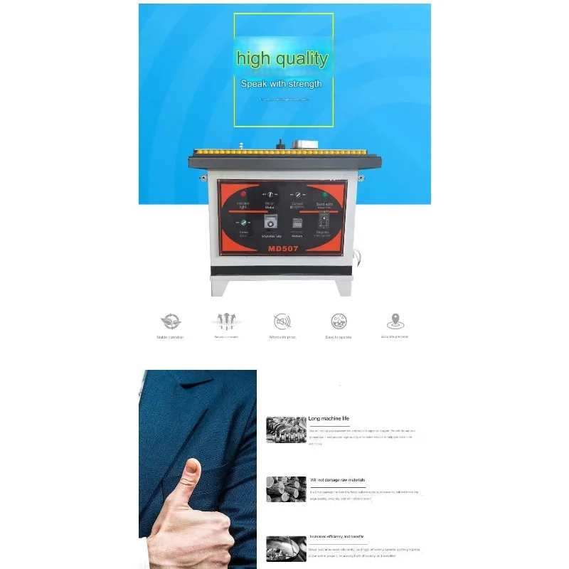 

New Wood-Based Panels Edge Bander Machinery – Easy Operation, with Corner Trimming & Boring, for Hot Press in Manufacturing Pla