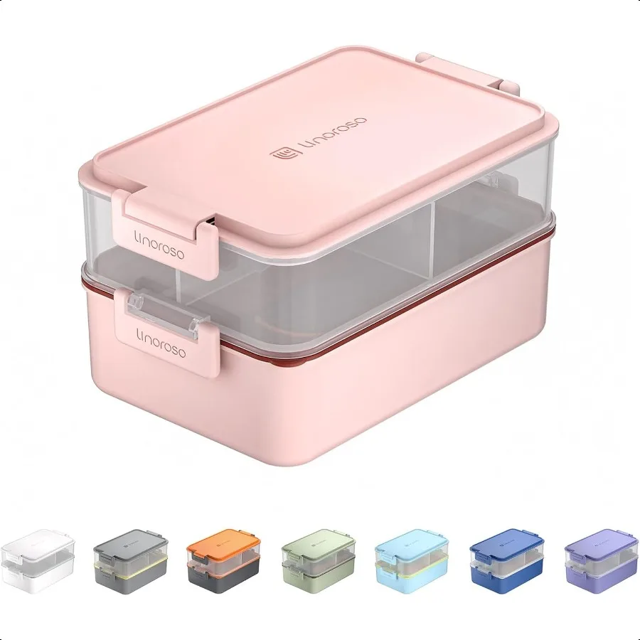 

Штабелируемая коробка для бенто Lunch Box для взрослых Meet All You OntheGo нужно для еды, салата и закуски, коробка для завтрака Bento премиум-класса для