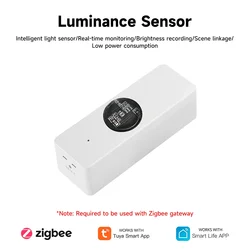 Tuya ZigBee Light Sensor Luminance Sensor Illumination Brightness Detector Home Automation with Smart Life Device LinkageTuya Zi