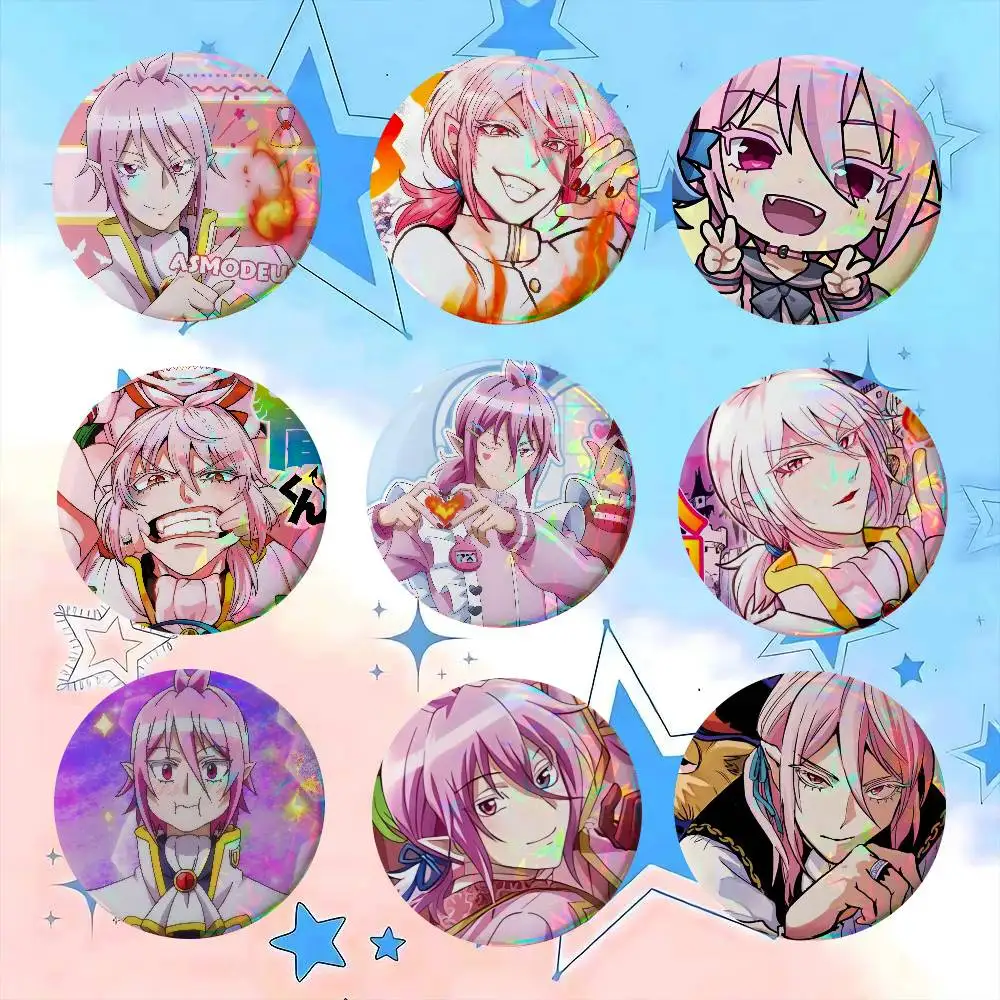 Welcome to Demon School! Iruma-kun Alice AsmodeusBrooch Lapel Pin Button Badge on Bag Clothing Hat Jewelry Accessories Toys Gift