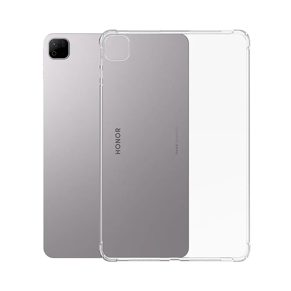 For Honor X9b Max 13 Inch 2026 Tablet Case Transparent Airbags Soft TPU Shock‑Absorbing Anti‑Drop Protective Cover