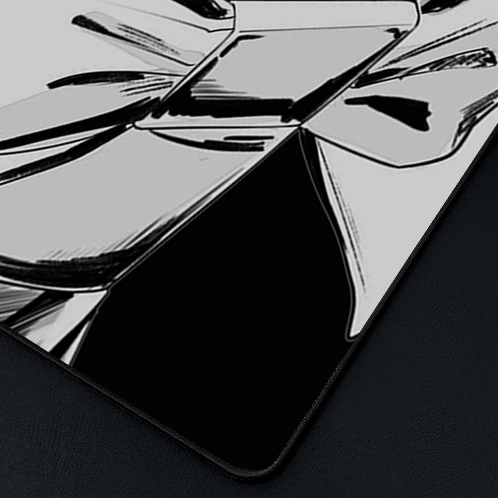 Female Samurai E-Sports Mouse Pad Game Professional Ultrafine Surface Balance FPS Gamer Mousepad Waterproof Mouse Mat 45*40cm