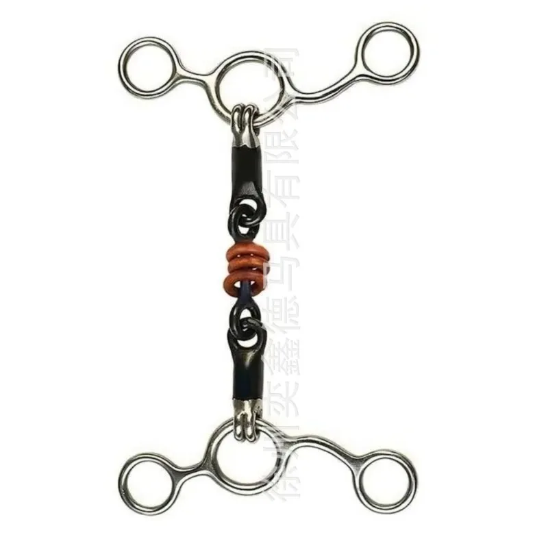 304 Stainless Steel Horse Bit, Snaffle Mouth Bit, Equestrian Horse Training Tack Accessory