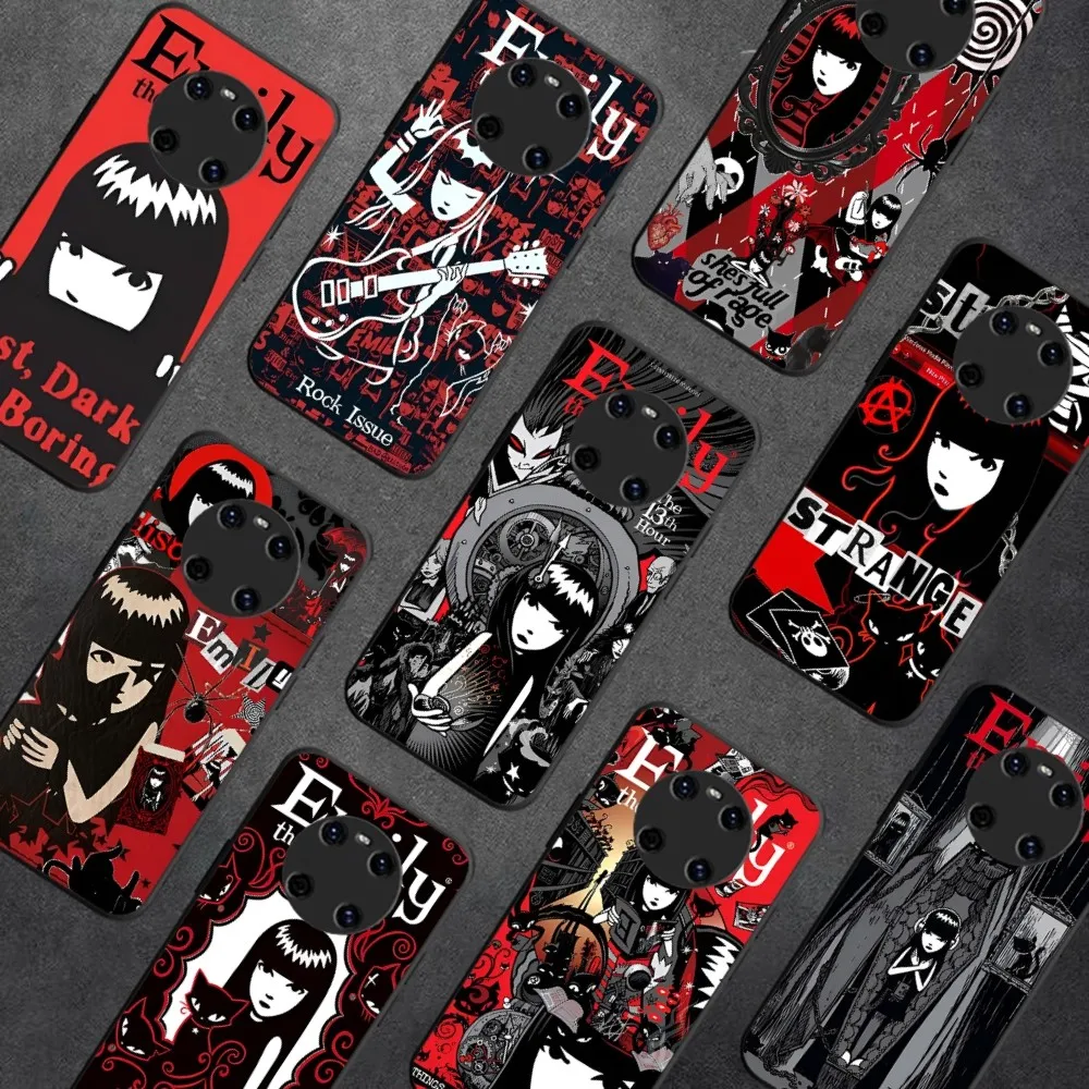 Comics Emily The Strange Phone Case For Huawei Y9 6 7 5 Prime Enjoy 7s 7 8 plus 7a 9e 9plus 8E Lite Psmart Shell