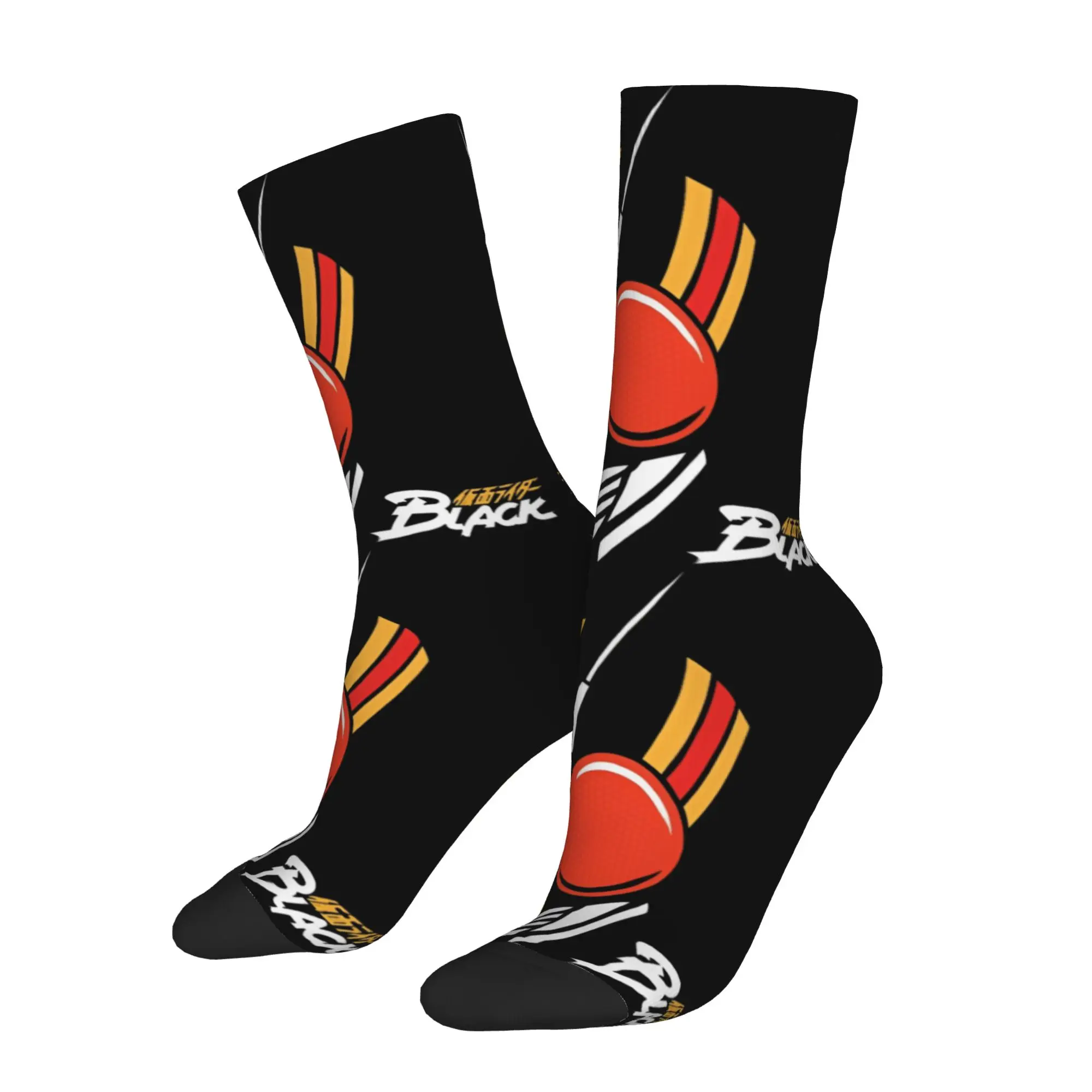 

Bandai Socks Retro Kamen Rider Black (3) Crazy Men's compression Socks Unisex Funny Crew Sock