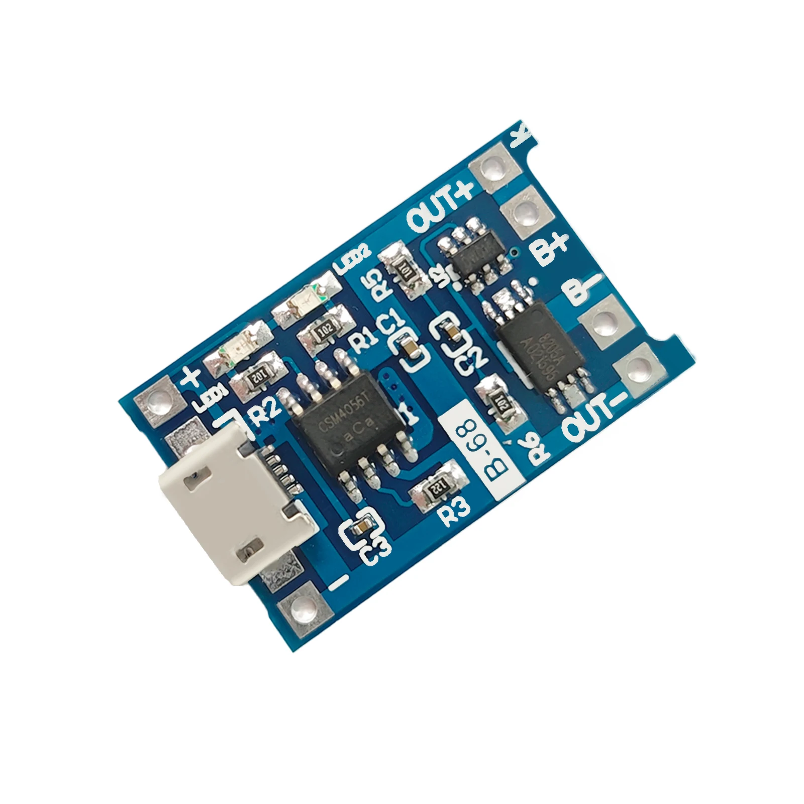 TP4056 Lithium Battery Charger Module 5V 1A Mini USB Type-C Micro USB Charging Board with Protection for 18650 Li-ion