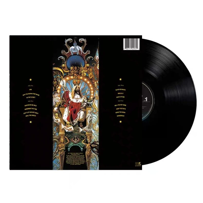 King of Pop MJ Dangerous 2 LP Vinyl Record 12