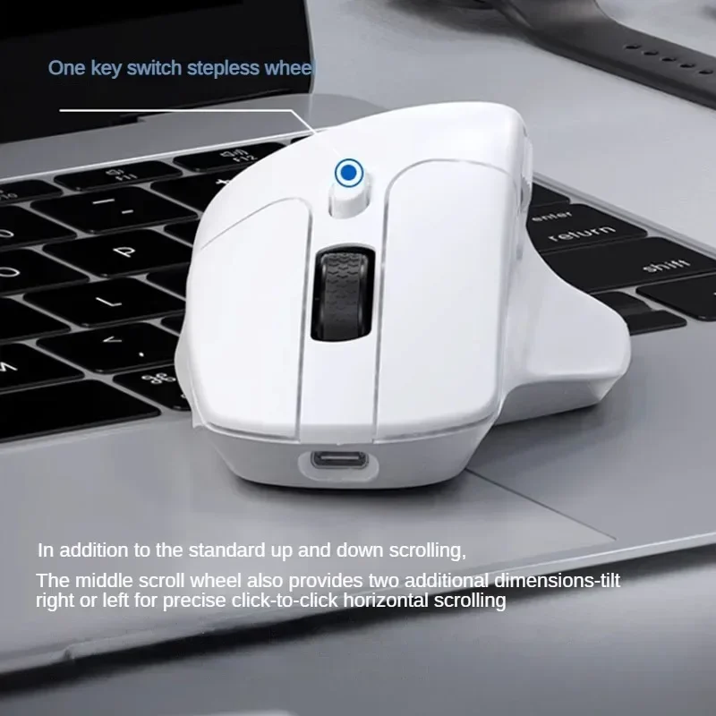 Imagem -03 - Lightpeso Wireless Bluetooth Mouse Sensor Ergonômico Paw3395 Bateria de Longa Duração Acessórios para Jogos pc E-sports Presentes Originais m6