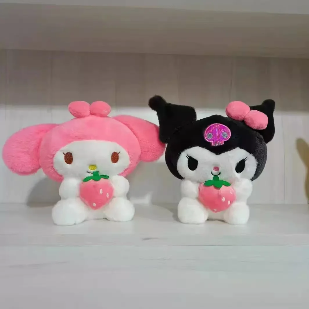 

New Kawaii 25cm Sanrio Plush Toy Jade Dog Kuromi Dressing Doll Doll Plush Toy Stuffed Animal Patung Dolls Birthday Gift